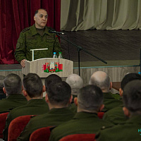Генерал-лейтенант Александр Вольфович провёл встречу с офицерами Брестского гарнизона