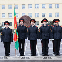 Открытие X Республиканского смотра-конкурса по строевой подготовке среди учащихся кадетских училищ, специализированных лицеев и МСВУ