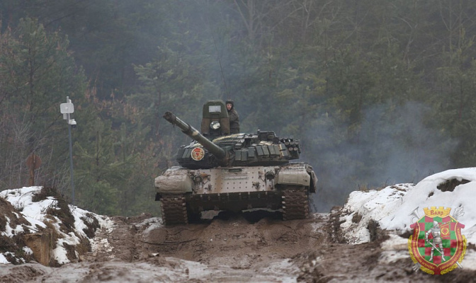 Занятие по вождению боевых машин