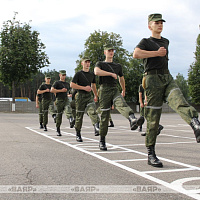 В Военной академии продолжаются занятия по начальной военной подготовке