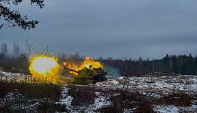 На полигоне Гожский продолжается сбор с ракетными войсками и артиллерией ЗОК