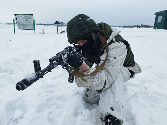 У гвардейцев — контрольные занятия