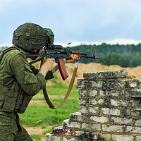 Занятия по боевой подготовке с военнослужащими 120 омбр