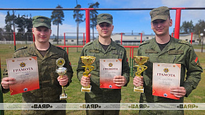 Офицеры-спортсмены с активной жизненной позицией