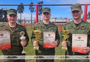 Офицеры-спортсмены с активной жизненной позицией