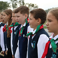 Учащиеся гимназии города Жодино вступили в военно-патриотический клуб «Волот»