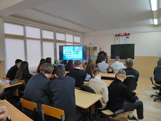 Зенитчики провели встречу со школьниками