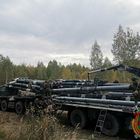 Тактическое учение на полигоне Осиповичский