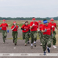 Торжественная церемония закрытия военно-патриотической игры «Зарница»