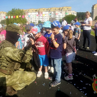 В гостях у детсадовцев — защитники Отечества