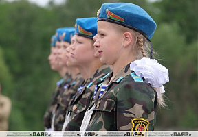 Открытие республиканского финала военно-патриотической игры «Зарничка»