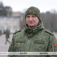 В Минской военной комендатуре начались гарнизонные тренировки пешей колонны к военному параду