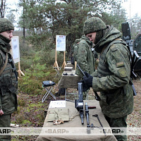 Показное занятие на Гожском полигоне
