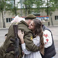 В 361 боо (ЦОВУ) состоялся ритуал приведения военнослужащих нового пополнения к Военной присяге