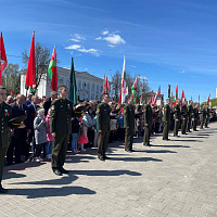 Военнослужащие 127 брс приняли участие в торжественном мероприятии 