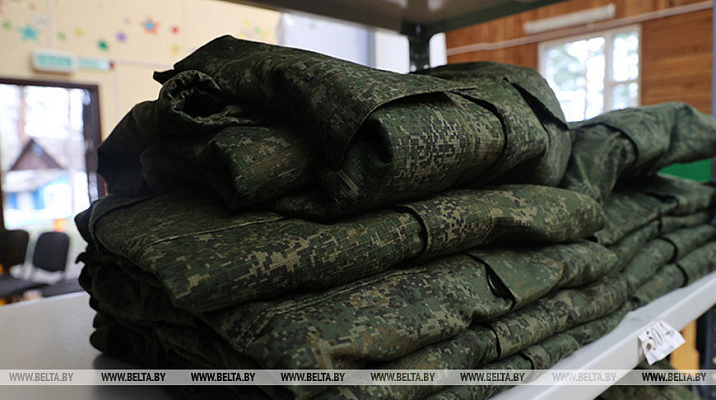 Учебный сбор с военнообязанными территориальных войск Московского района г. Минска