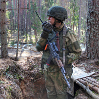 На Лепельском полигоне и участках местности Витебской области проходит тактико-специальное учение сил и средств разведки 120 омбр