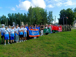 Один из районных этапов военно-прикладной игры «Прорыв» – «Вместе к победе!» 