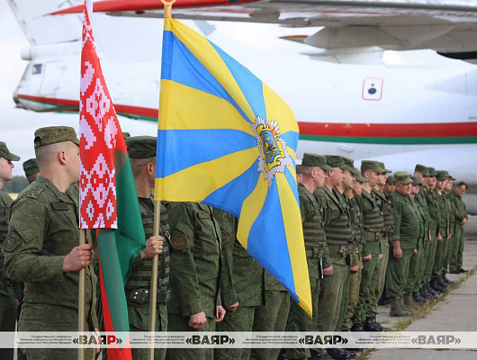 Военнослужащие ВВС и войск ПВО убывают в Российскую Федерацию для участия в совместном оперативно-тактическом учении