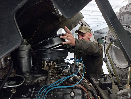 В 72 ОУЦ приступили к переводу техники на зимний режим эксплуатации