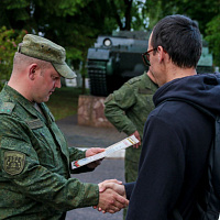 В 557 ибр завершились сборы с военнообязанными
