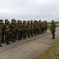 Тактическая подготовка на местности с новым пополнением
