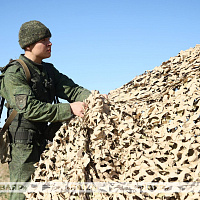 Один из дивизионов зенитной ракетной бригады получил боевое распоряжение и выдвинулся в назначенный район