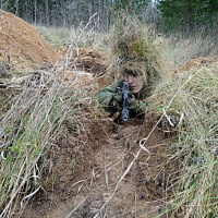 Тактическая подготовка на местности с новым пополнением