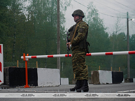 В Гомельской области проходит учебный сбор с военнообязанными территориальных войск