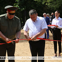 Открытие моста через реку Можа в населенном пункте Ухвала