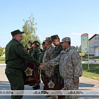 Розыгрыш практических действий воинских частей и подразделений транспортных войск