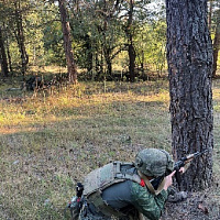 В 11 омбр проходят двусторонние тактические учения