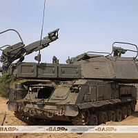 Занятия по слаживанию в составе батарей с расчетами ЗРК «Бук»