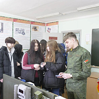 На военном факультете в БГУ прошёл день открытых дверей 