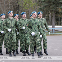 На базе бригады специального назначения прошёл районный этап военно-патриотической игры «Орлёнок»