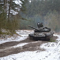 На танкодроме – горячая пора