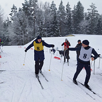 На «Заячьей поляне» прошли соревнования по лыжным гонкам
