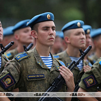 Продолжаются тренировки пеших колонн к военному параду