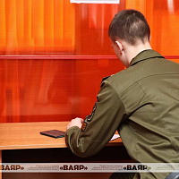 Голосование на участке в Минской военной комендатуре