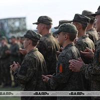 На полигоне под Борисовом состоялся праздничный концерт 