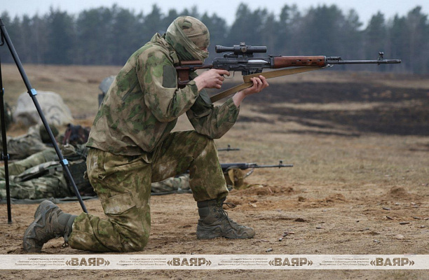 Подготовка команды снайперов 120 омбр к соревнованию Вооружённых Сил «Снайперский рубеж»