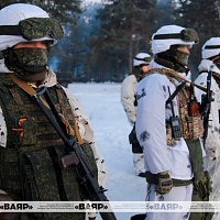 Смотр готовности одной из воинских частей ЗОК в рамках комплексной проверки боеготовности Вооружённых Сил