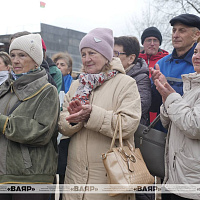 Военнослужащие 30 ождбр навели мост в городском посёлке Бешенковичи