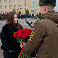 Торжественный ритуал принятия Военной присяги в Жодино