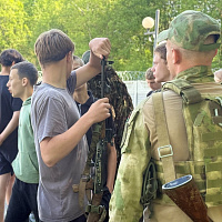  Военно-патриотический лагерь для учащихся школ Лепельского района