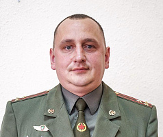 Гвардии полковник Николай Ращинский, заместитель командира по идеологической работе — начальник отделения идеологической работы 11‑й омбр