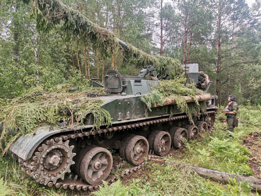 Полевой выход у артиллеристов