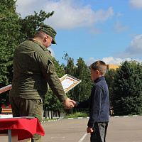 В 120 омбр завершилась смена спортивно-патриотического лагеря «Рогачёвцы» 