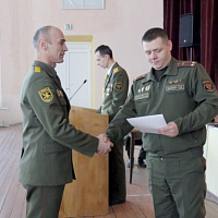 Торжественные мероприятия в 841-й гвардейской группе артиллерии 11 омбр