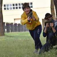 Плановые занятия по тактико-специальной подготовке с юными патриотами 